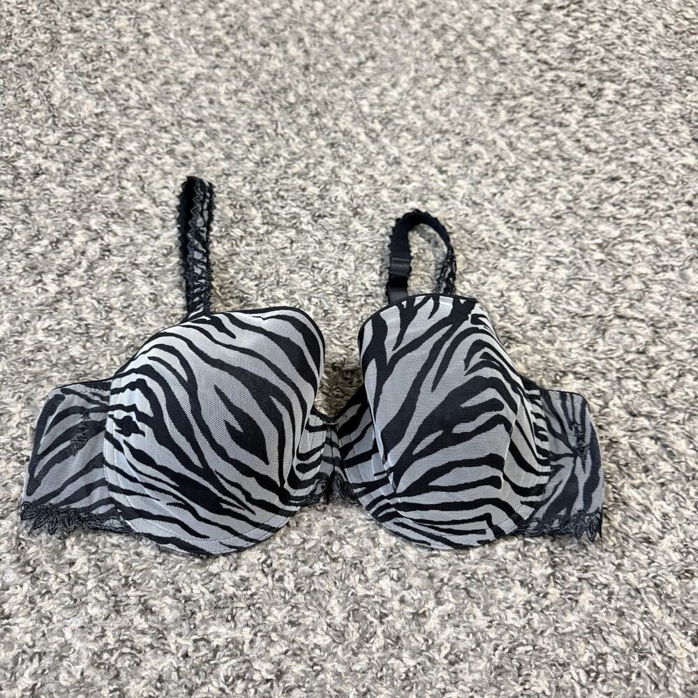 CHANTELLE 3791 CONTOUR T Shirt Bra Zebra Lightly Padded US 36D NEW WITHOUT TAG